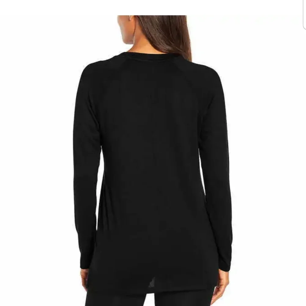 Banana Republic Ladies' Long Sleeve V-Neck Top XXL black nwt